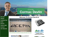 Desktop Screenshot of cormacdevlin.ie